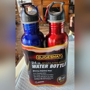 2 pack 24 oz Stainless Steel Water Bottle Guidesman